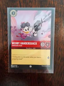 Disney Lorcana: Into The Inklands - Webby Vanderquack - 127/204 - Cold Foil - Image 3