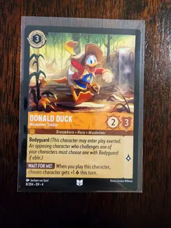 Donald Duck - Musketeer Soldier 8/204 Uncommon Ursula's Return Disney Lorcana - Image 3