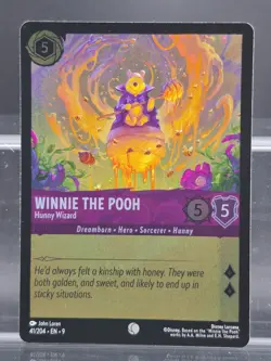 Disney Lorcana Winnie the Pooh - Hunny Wizard 41/204 Fabled Common Foil - Image 1