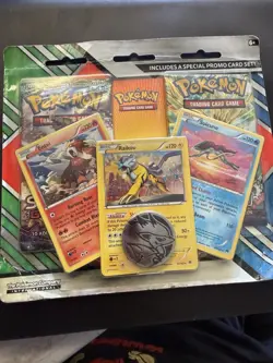 Pokemon Legendary Beasts Blister 2 Booster Packs & 3 Holos Victini Coin -Damaged - Image 1
