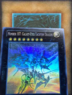 Yugioh Number 107: Galaxy-Eyes Tachyon Dragon LTGY-EN044 Ghost Rare LP - Image 4