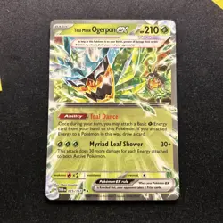 Teal Mask Ogerpon ex 025/167 -Ultra Rare Pokemon Card- Twilight Masquerade (3q) - Image 1