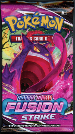 Pokemon SWSH Fusion Strike Booster Pack - 10 Cards / Pack - Random Art - SEALED - Image 1