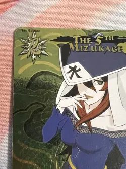 Naruto CCG Kage Summit S25 1471 The 5th Mizukage Super Rare 1st Edition Card - Image 3