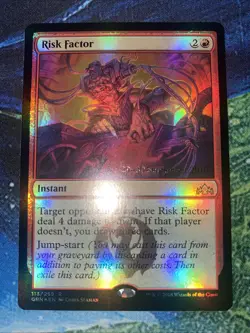 Risk Factor Prerelease Cards Foil - Image 1