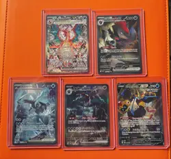 Pokemon TCG Card Binder Collection, 59x Alt Art, SIR, Illustration Rares - NM - Image 1