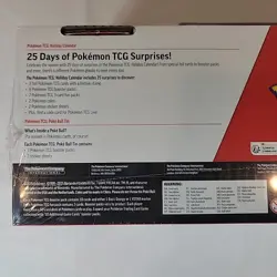 Pokemon 2025 Holiday Calendar Trading Card Game Factory Sealed 2Pack 1930403 - Image 4