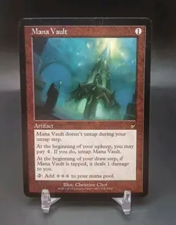 Custom Game Card-Mana Vault-LP Condition - Image 1