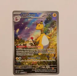 Ampharos 090/086 Illustration Rare Holo - Crimson Haze Pokemon TCG EN 2026 160 - Image 1