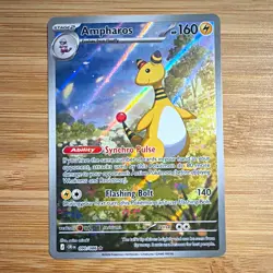 Nintendo Ampharos Secret Rare Holo EN 090/086 Stage 2 160 HP Pokemon TCG - Image 1