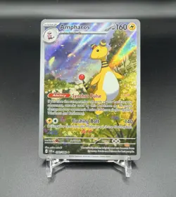 Pokemon TCG Chaos Rising Ampharos 090/086 Secret Rare Holo English 2026 - Image 1