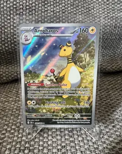The Pokemon Company Ampharos 090/086 Chaos rising Secret Rare Holo 160HP - Image 1