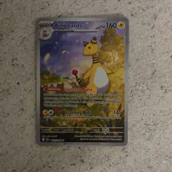 Pokemon TCG Crown Zenith Ampharos 090/086 Rare Holo English - Image 1