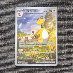 Pokemon TCG Crown Zenith Ampharos 090/086 Holo Rare Full Art English 2026 - Image 1
