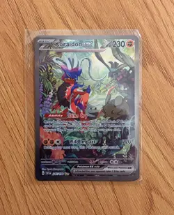 KORAIDON EX 247/198 SPECIAL ILLUSTRATION RARE SCARLET & VIOLET POKEMON HOLO - Image 1