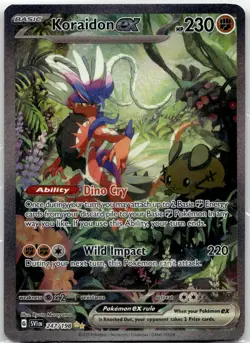 Koraidon ex 247/198 Special Illustration Rare Scarlet & Violet Pokemon Near Mint - Image 2