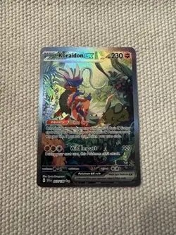 Koraidon EX 247/198 Scarlet & Violet Base NM Special Illustration Rare Pokemon - Image 1