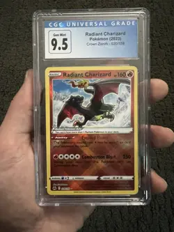 💎 GEM MINT Radiant Charizard 015/172 GRADED Pokemon Card Japanese CGC 9.5 - Image 1