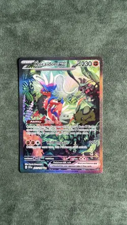 Koraidon ex 247/198 Special Illustration Rare Scarlet & Violet Pokemon Card NM - Image 1
