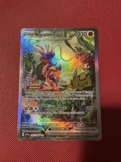 Pokemon TCG Koraidon EX Scarlet Violet Base 247/198 Special Illustration Rare - Image 1