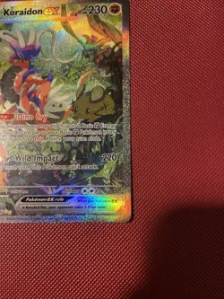 Pokemon TCG Koraidon EX Scarlet Violet Base 247/198 Special Illustration Rare - Image 3