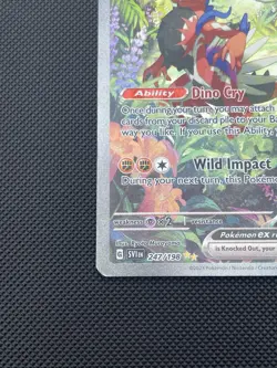 Pokemon TCG Koraidon EX Scarlet Violet Base 247/198 Special Illustration Rare - Image 3
