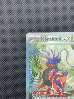 Pokemon TCG Koraidon EX Scarlet Violet Base 247/198 Special Illustration Rare - Image 4
