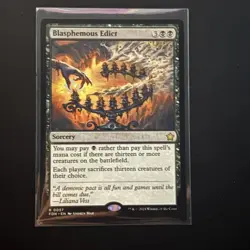 MTG Blasphemous Edict FDN NM - Image 1