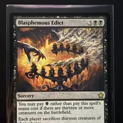 MTG Blasphemous Edict FDN NM - Image 2