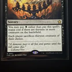 MTG Blasphemous Edict FDN NM - Image 3