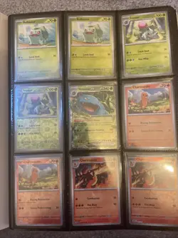 Pokemon 151- Complete 165 All Base, Reverses & Ex In Original 151 Binder - Image 2