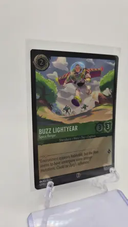 AMC Buzz Lightyear Space Ranger 57/P3 Lorcana Card Toy Story 5 Movie Promo Foil - Image 2