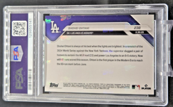 2025 Topps Now #238 Shohei Ohtani Gold Foil #27/50 PSA NM-MT 8 (JBC3074) - Image 2