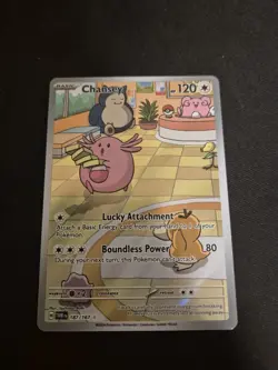 Chansey 187/167 Illustration Rare - Twilight Masquerade - Pokemon NM - Image 1