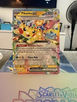 Pikachu Ex Pokemon World Championship 2025 Deck Stamped Ryan L Box Fresh - Image 1