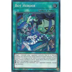 Yugioh MP25-EN149 - Bot Herder - Prismatic Secret Rare - 1st Edition NM Card - Image 1