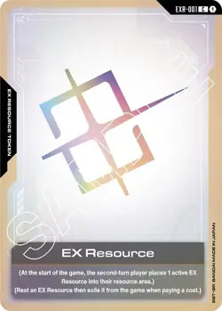 EX Resource - EXR-001 NM - Gundam TCG Card Game - Image 1