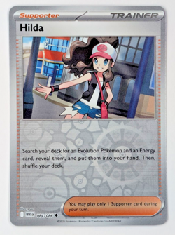Hilda - 084/086 - Reverse Holo - White Flare - Pokemon Card - TCG - NM - Image 1