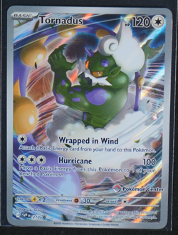 Tornadus Pokemon Center Promo #210 SV: Scarlet & Violet Promo Cards NM - Image 1