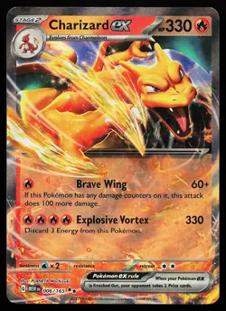 Charizard ex 006/165 Holo 151 Pokemon Card - Image 1