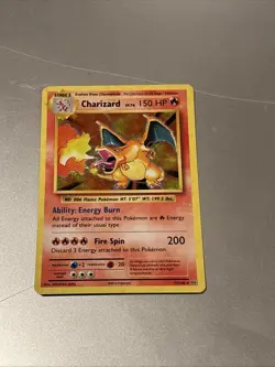 Pokemon TCG Charizard 11/108 Rare Reverse Holo Card XY: Evolutions - Image 1