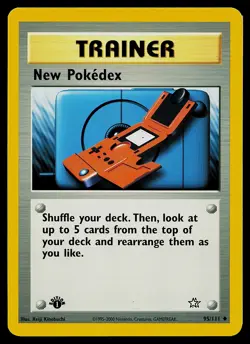 Pokemon Card - New Pokedex Neo Genesis 95/111 Uncommon 1st Edition - Image 1