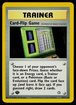 Pokemon Card - Card-Flip Game Neo Genesis 92/111 Uncommon 1st Edition - Image 1