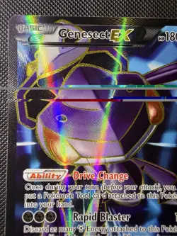 Pokemon TCG Genesect EX Full Art Holo Card 120/124 Fates Collide - Image 1