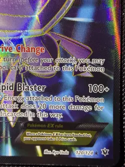 Pokemon TCG Genesect EX Full Art Holo Card 120/124 Fates Collide - Image 3