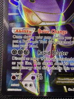 Pokemon TCG Genesect EX Full Art Holo Card 120/124 Fates Collide - Image 4