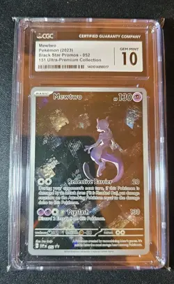 Mewtwo 052 Sv: Scarlet & Violet Holo Promo Card CGC 10 - Image 1