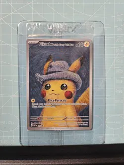 Pokemon TCG: Van Gogh Pikachu with Grey Felt Hat SVP 085 Promo Card SEALED! - Image 1