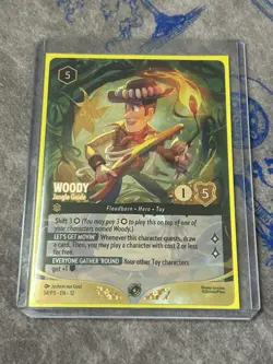 Lorcana Woody Jungle Guide Foil Set Champs Top 8 Price Card - Image 1