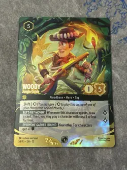 Lorcana Woody Jungle Guide Foil Set Champs Top 8 Price Card - Image 2
